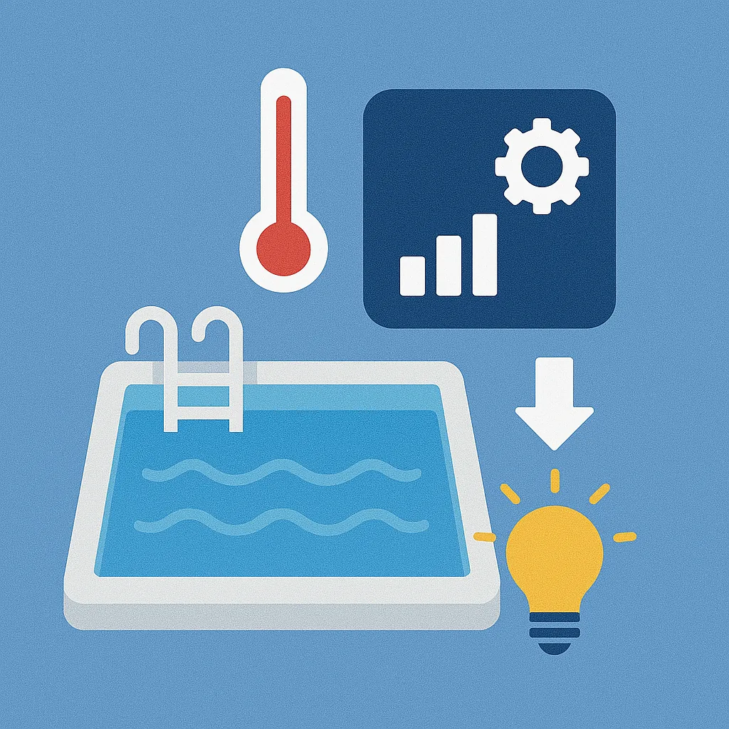 Pool Energy-Saving Management System illustration